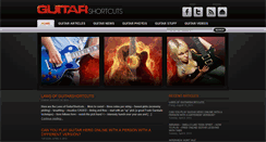 Desktop Screenshot of guitarshortcuts.com